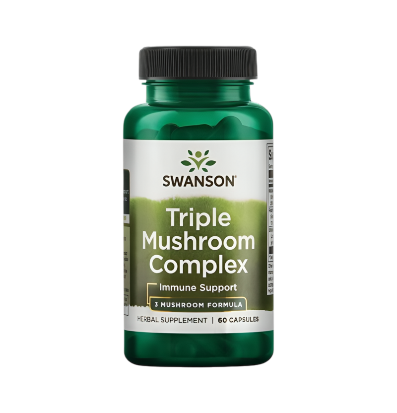 Swanson Triple Mushroom Standardized Complex 60 Kapslar