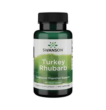 Swanson Turkey Rhubarb 100 Kapslar