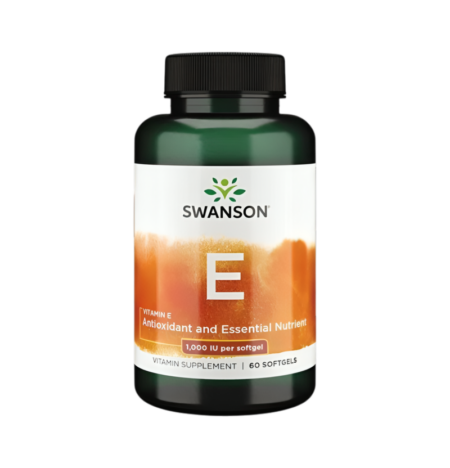 Swanson Vitamin E 1000IU 60 Mjukgelkapslar