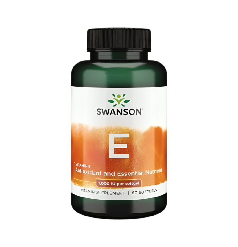 Swanson Vitamin E 1000IU 60 Mjukgelkapslar