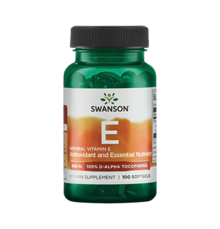 Swanson Vitamin E 400IE Natural 100 Mjukgelkapslar