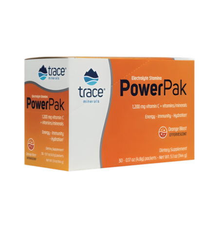 Trace Minerals Electrolyte Stamina Power Pak, Orange Blast 30 Portionspåsar