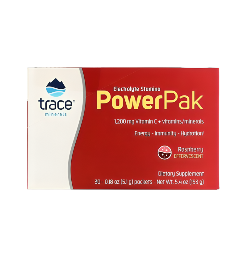 Trace Minerals Electrolyte Stamina Power Pak Raspberry 30 Påsar