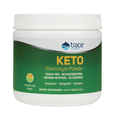 Trace Minerals Keto Electrolyte Lemon Lime 330g Pulver