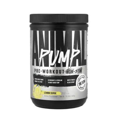 Animal Pump Pre-Workout Non-Stim, Lemon Surge 442g
