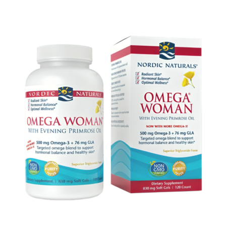 Nordic Naturals Omega Woman 500mg 120 Mjukgelékapslar