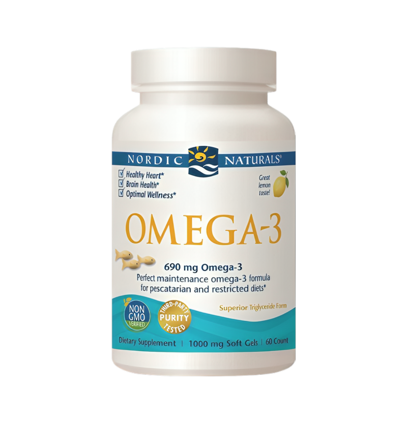 Nordic Naturals Omega-3 690mg Lemon (Fiskgelatin) 60 Mjuka gelkapslar