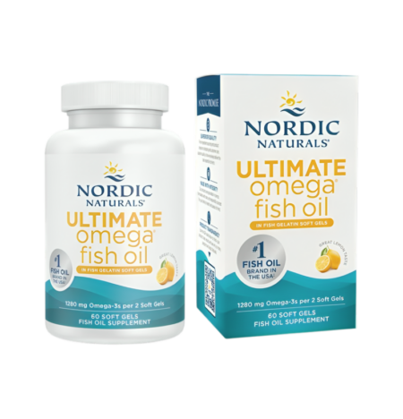 Nordic Naturals Ultimate Omega in Fish Gelatin 1280mg Lemon 60 Mjuka gelkapslar