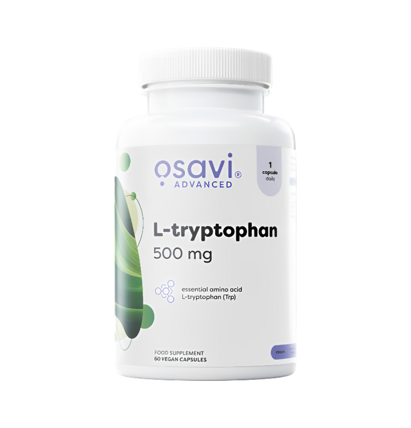 Osavi L-Tryptophan 500mg 60 Veganska Kapslar
