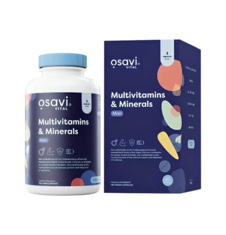 Osavi Multivitamins & Minerals Man 180 Veganska Kapslar