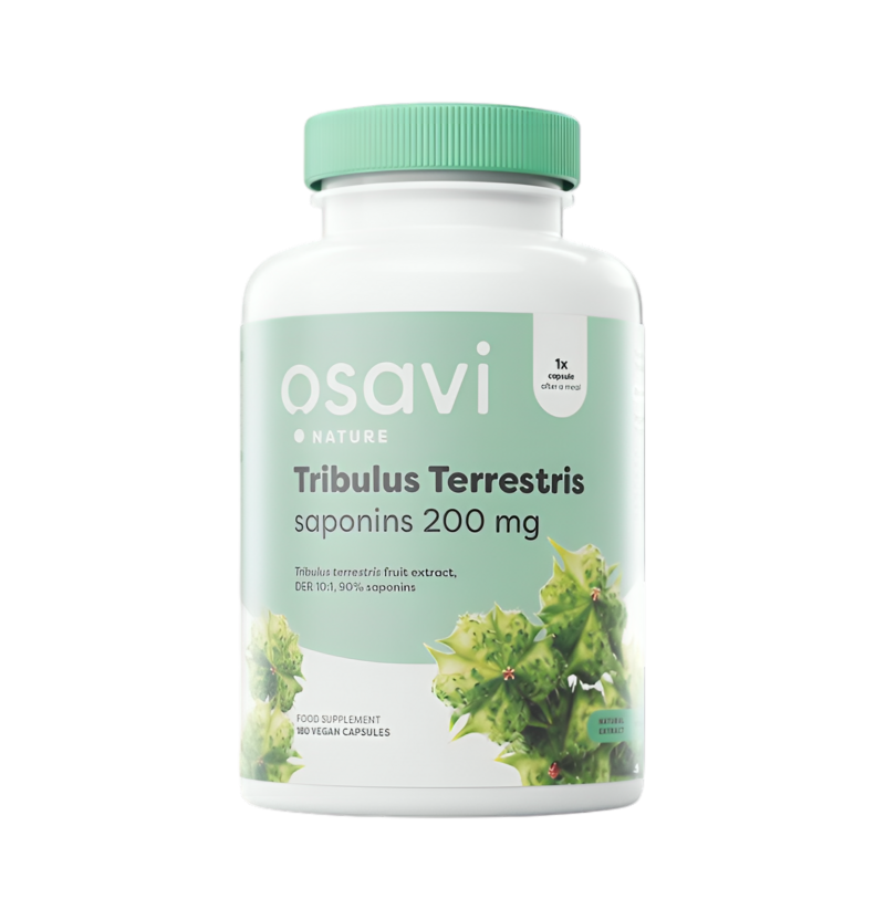 Osavi Tribulus Terrestris, Saponins 200mg 180 Vegan Kapslar