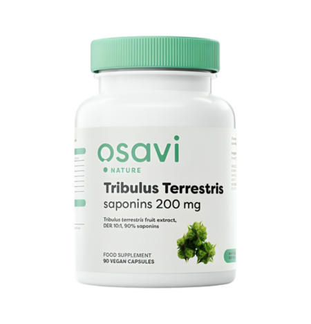 Osavi Tribulus Terrestris, Saponins 200mg 90 vegan Kapslar