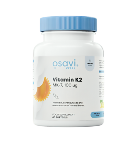 Osavi Vitamin K2 MK-7 100µg 60 Mjuka kapslar