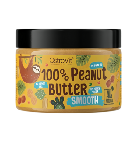 OstroVit 100% Peanut Butter, Smooth 500g