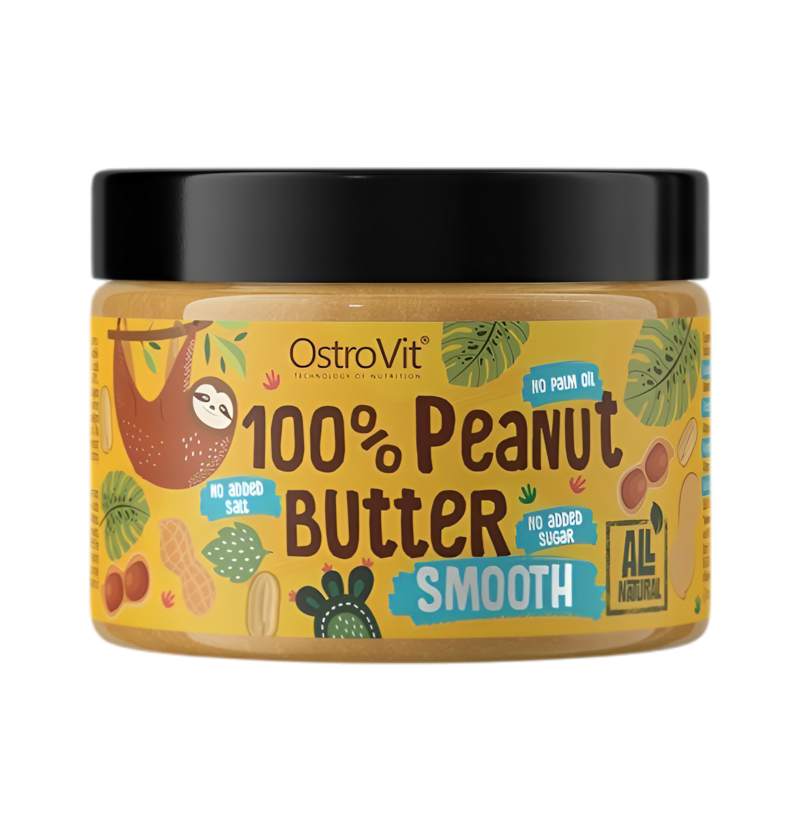 OstroVit 100% Peanut Butter, Smooth 500g