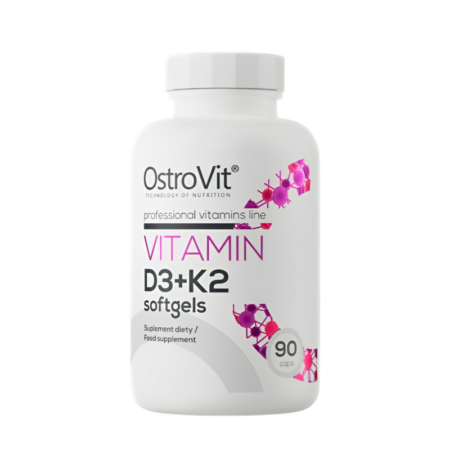 OstroVit Vitamin D3 + K2 90 Mjukgelkapslar