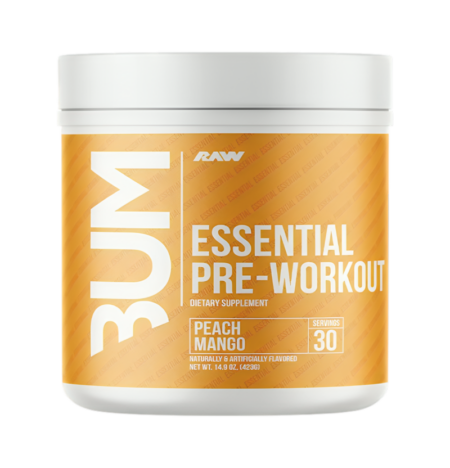 Raw Nutrition CBUM Essential Pre-Workout Peach Mango 423g