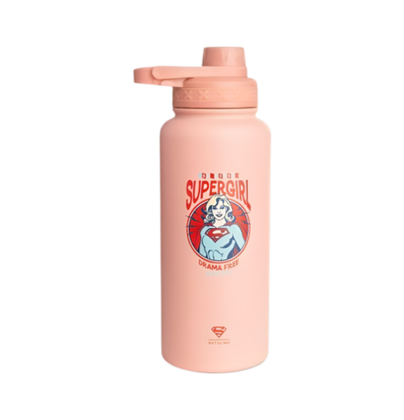 SmartShake Bohtal Isolerad Sportflaska - DC Comics, Supergirl Drama Free 960ml