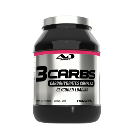 Addict Sport Nutrition 3Carbs Carbohydrates Complex Glycogen Loading Neutral 1000g