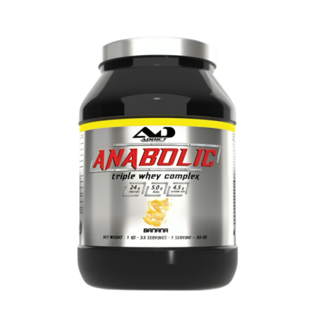 Addict Sport Nutrition Anabolic Triple Whey Complex Banana 1000g