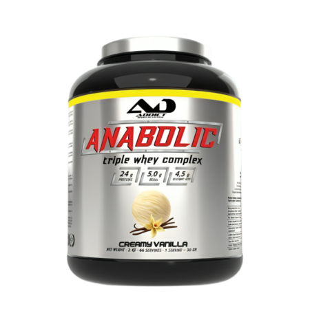 Addict Sport Nutrition Anabolic Triple Whey Complex, Creamy Vanilla 2000g