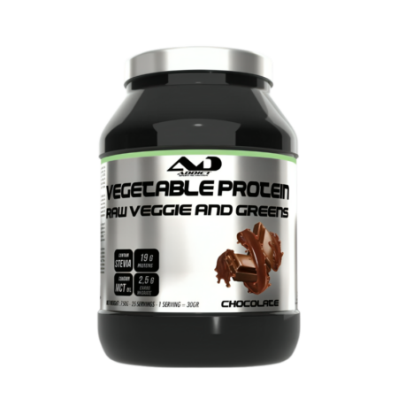Addict Sport Nutrition Vegetable Protein Raw Veggie and Greens, Chocolate 750g