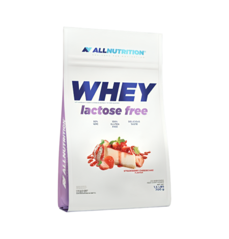 Allnutrition Whey Lactose Free Strawberry Cheesecake 700g