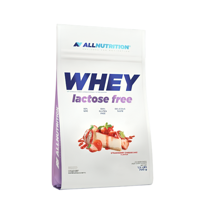 Allnutrition Whey Lactose Free Strawberry Cheesecake 700g