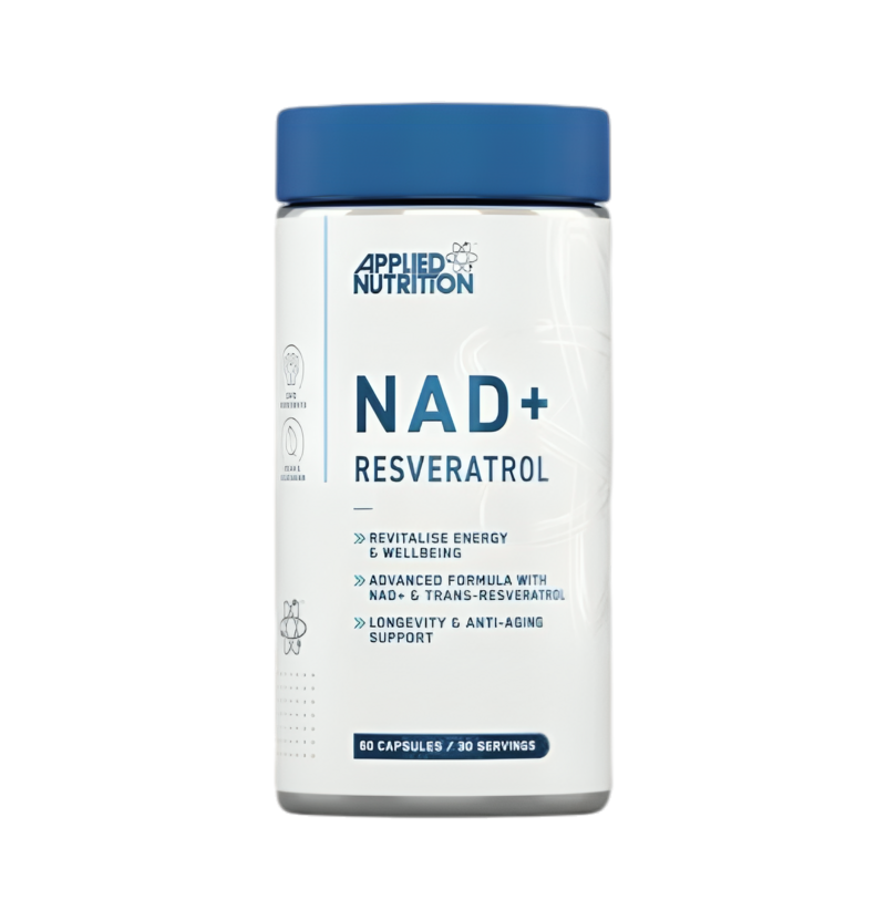 Applied Nutrition NAD+ Resveratrol 60 Kapslar
