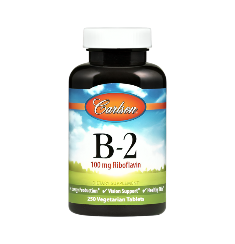 Carlson Labs Vitamin B-2 100mg 100 Vegetariska Tabletter