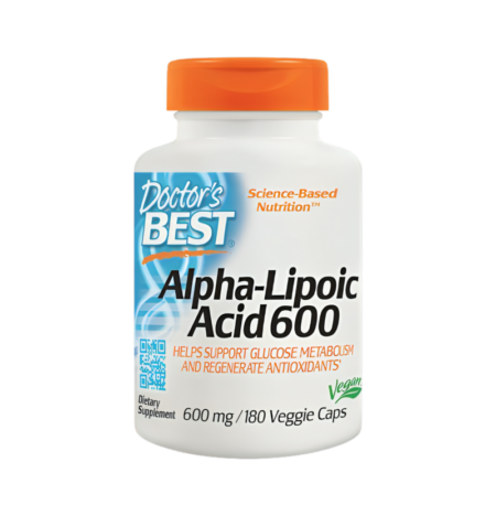 Doctor's Best Alpha-Lipoic Acid 600mg 180 Kapslar