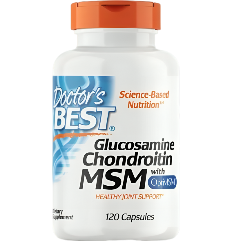 Doctor's Best Glucosamine Chondroitin MSM with OptiMSM 120 Kapslar