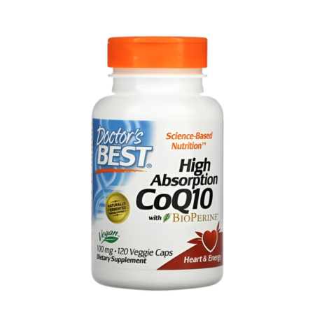 Doctor's Best High Absorption CoQ10 with BioPerine 100mg 120 Kapslar