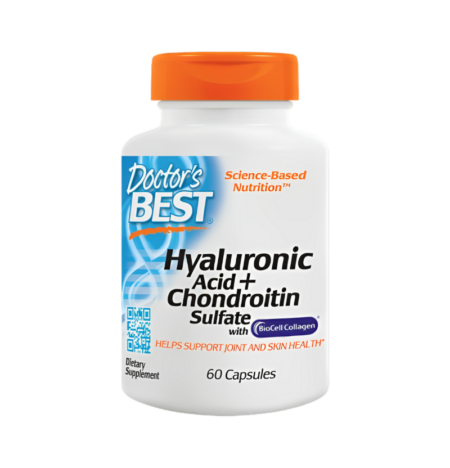Doctor's Best Hyaluronic Acid + Chondroitin Sulfate with BioCell Collagen 60 Kapslar