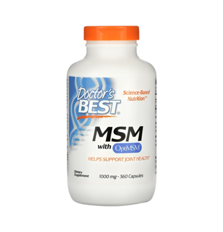 Doctor's Best MSM with OptiMSM 1000mg 360 Kapslar
