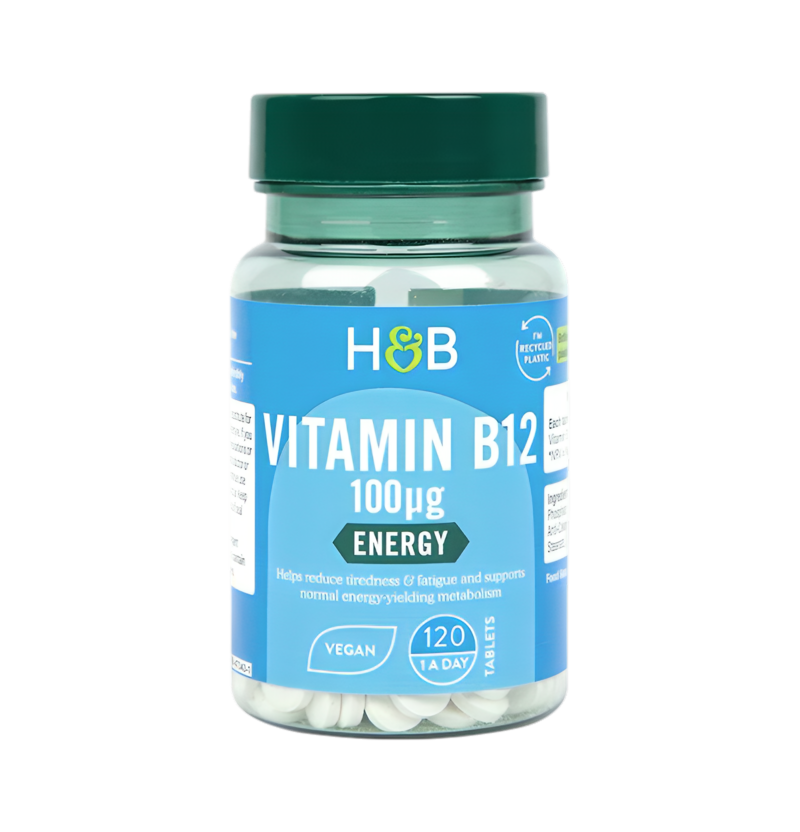 Holland & Barrett Vitamin B12 100mcg 120 Tabletter