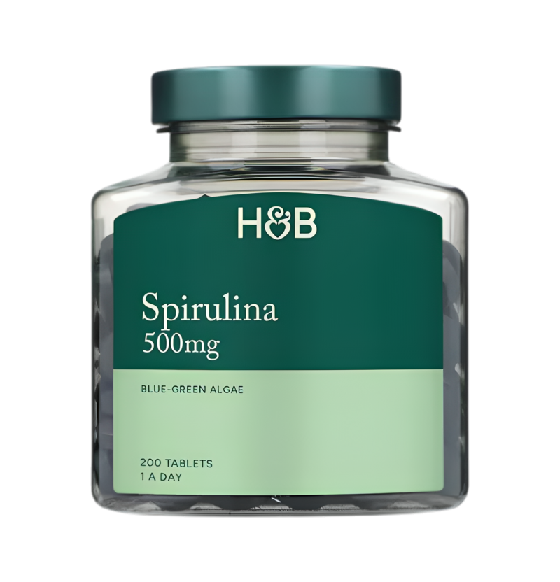 Holland & Barrett Spirulina 500mg 200 Tabletter