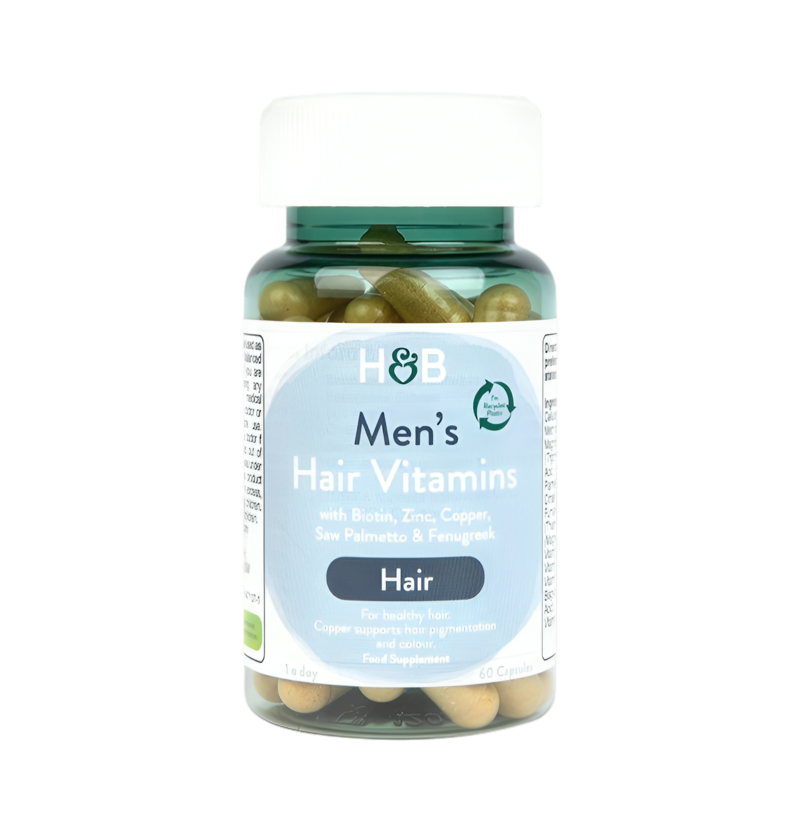 Holland & Barrett Men's Hair Vitamins 60 Kapslar