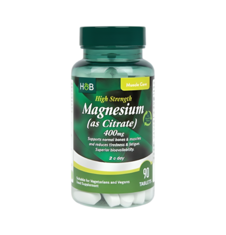 Holland & Barrett High Strength Magnesium (as Citrate) 400mg 90 Tabletter