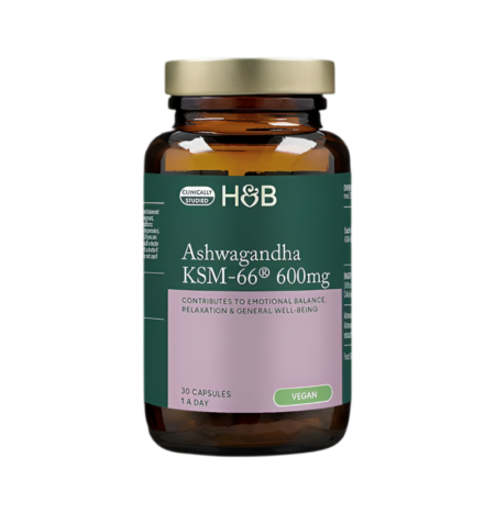 Holland & Barrett Ashwagandha KSM-66 600mg 30 Kapslar