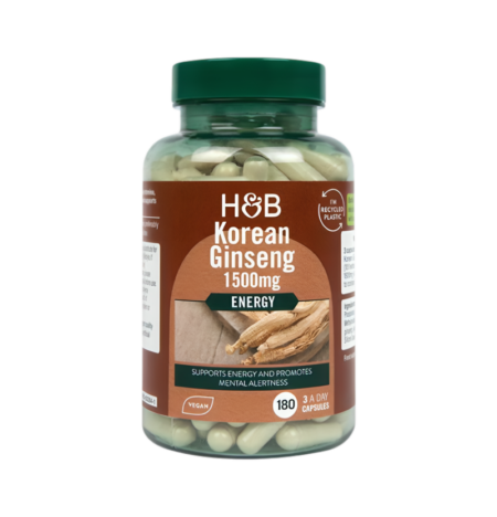 Holland & Barrett Korean Ginseng 1500mg 180 Kapslar