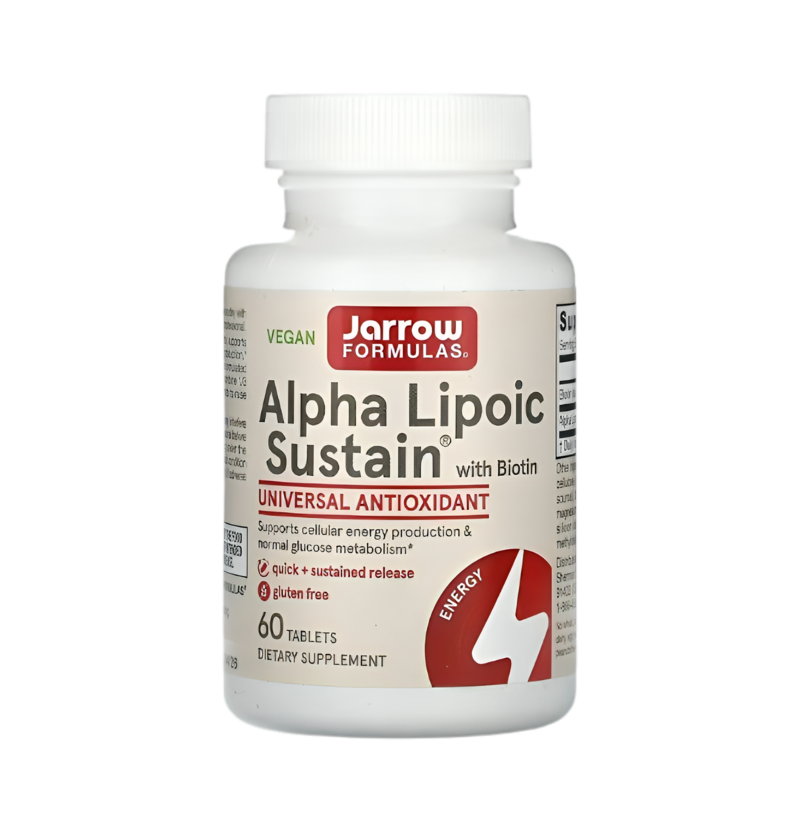 Jarrow Formulas Alpha Lipoic Sustain with Biotin 60 Tabletter