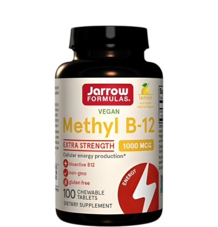Jarrow Formulas Methyl B-12 1000µg (Lemon) 100 Veganska Tuggtabletter