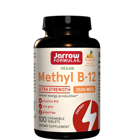 Jarrow Formulas Methyl B-12 2500mcg Tropical 100 veganska Tuggtabletter