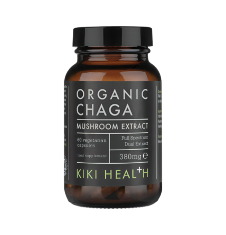 KIKI Health Chaga Extract 380mg 60 Vegetariska Kapslar