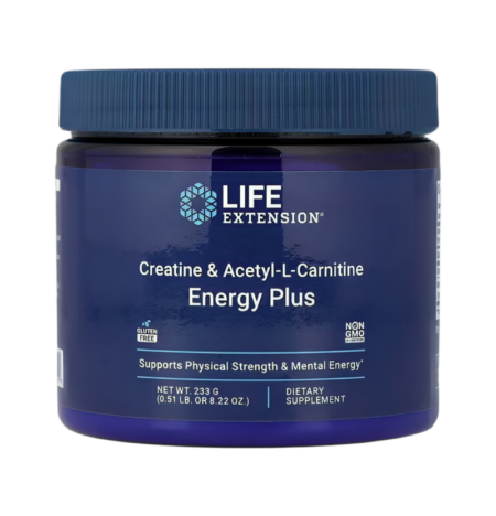 Life Extension Creatine & Acetyl-L-Carnitine Energy Plus 233g