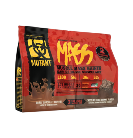 Mutant Mutant Mass 2 Flavours, Triple Chocolate & Chocolate Fudge Brownie 2720g
