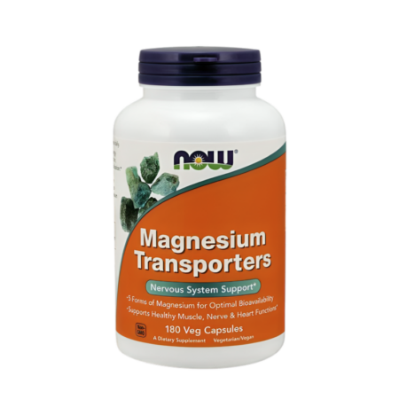 NOW Foods Magnesium Transporters 180 Kapslar