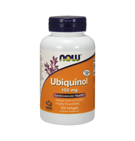 NOW Foods Ubiquinol 100mg 120 Mjukgelkapslar