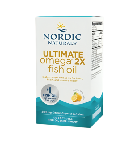 Nordic Naturals Ultimate Omega 2X 2150mg Lemon 120 Mjuka gelkapslar